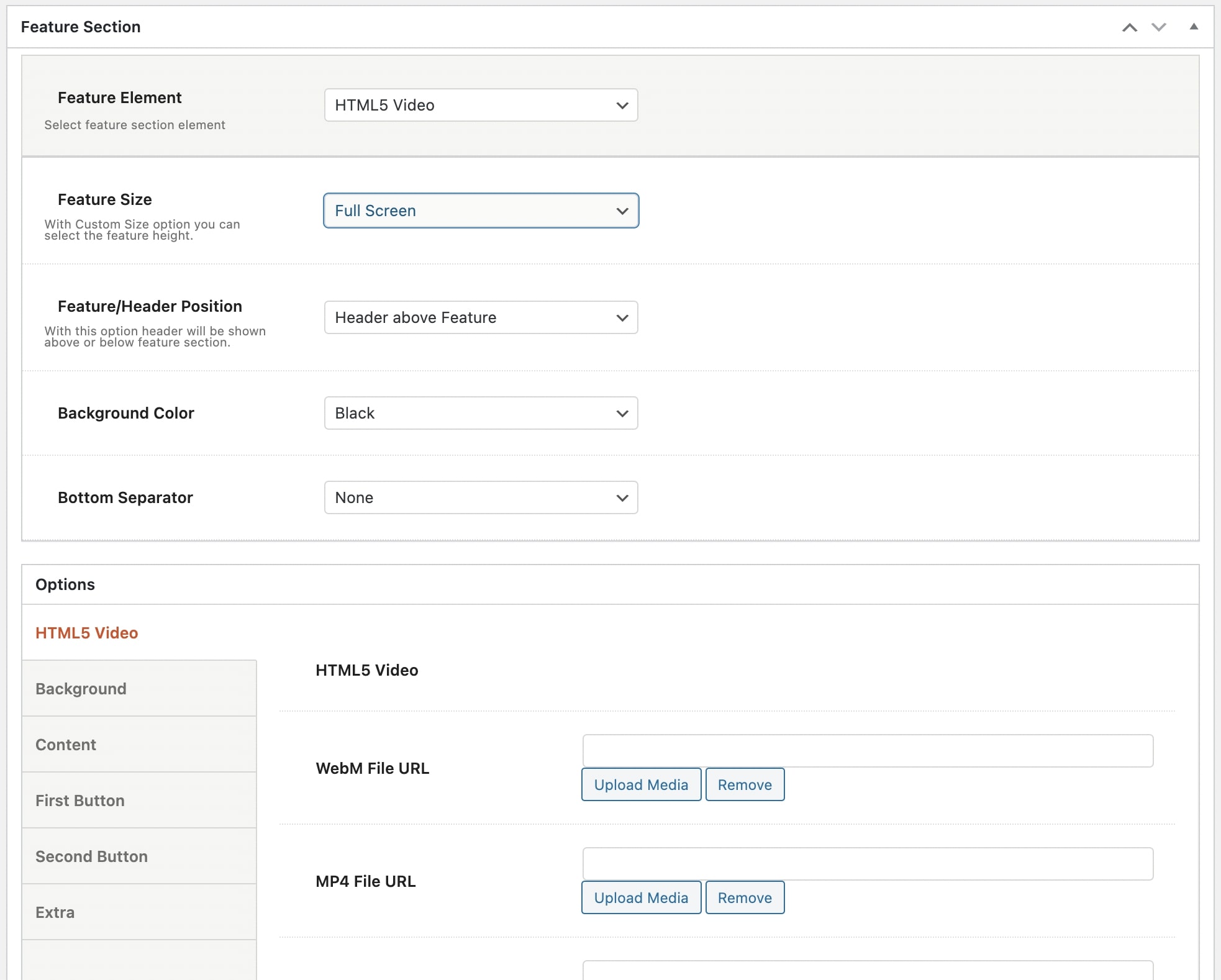 Feature Section Video in Impeka