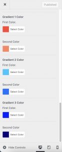 Customize Gradient Colors in Impeka